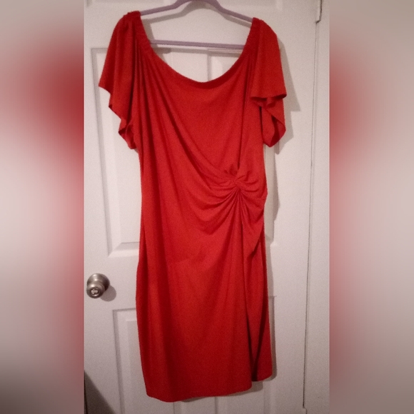 Avon Dresses & Skirts - Avon red off shoulder dress